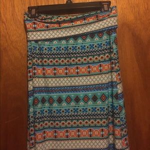 Women's Azules Printed Maxi Skirt